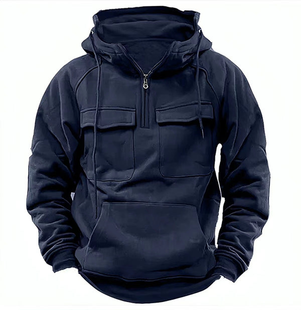 Men's Zip-up Hoodies Sweatshirt With Drawstring And Pocket Design Fashion Casual Sports Sweatshirt
