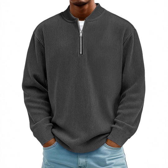 Digital Print Casual Sports Men's Zip-up American Retro