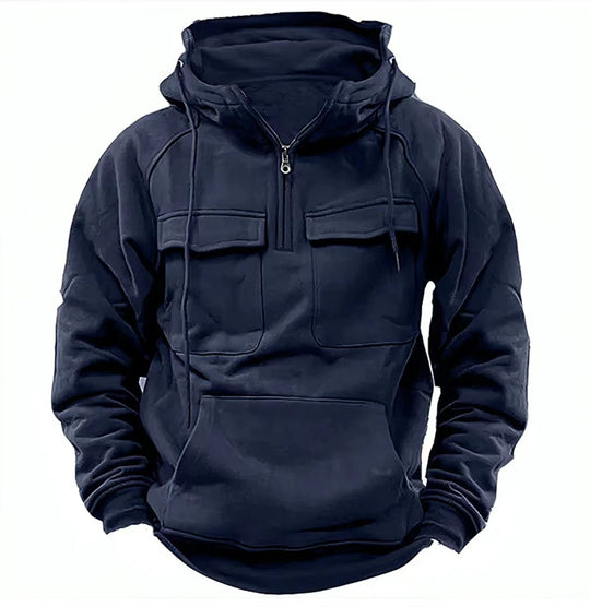 Men's Zip-up Hoodies Sweatshirt With Drawstring And Pocket Design Fashion Casual Sports Sweatshirt