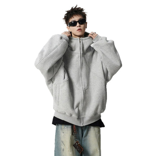 Fashion Brand Design Stitching High Street Ruoshuai Couple Sweater