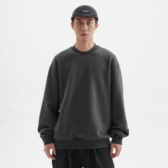 Men's Solid Color Fleece-lined Jacket With A Hoodie Inside