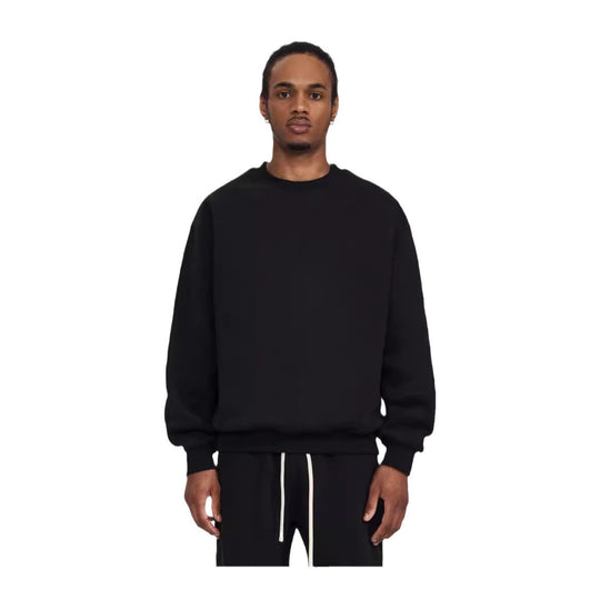 Men's Solid Color Fleece-lined Jacket With A Hoodie Inside