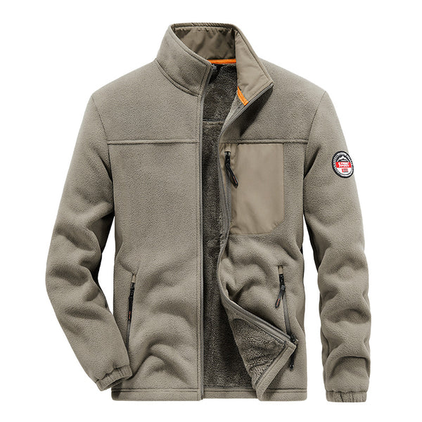 Men's Outdoor Fleece Cardigan Casual Jacket